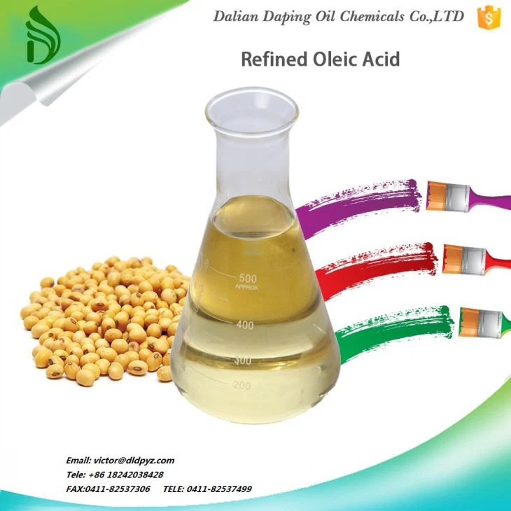 Distilled Soya Fatty Acids Manufacture Hydrolyzation Supplier Low Price